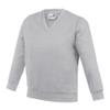 Kids Academy v-Neck Sweatshirt(Academy Grey, 910) view 1