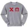 Mega Greek Womens Chi Omega Oxford Sweatshirt Medium Red view 1