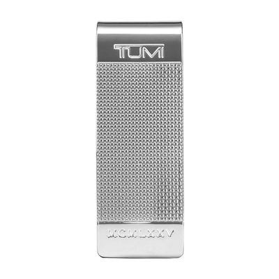 TUMI - Nassau Ballistic Etched Money Clip - Men's and Women's Metal Wallet - Silver
