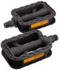 Bridgestone VP-308.A P4376 F460169BLC Bicycle Pedal, Resin with Reflector, Black view 1