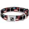 Buckle-Down Seatbelt Buckle Dog Collar - 3-D Filmstrip - 1" Wide - Fits 11-17" Neck - Medium view 1