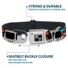 Buckle-Down Seatbelt Buckle Dog Collar - 3-D Filmstrip - 1" Wide - Fits 11-17" Neck - Medium view 4
