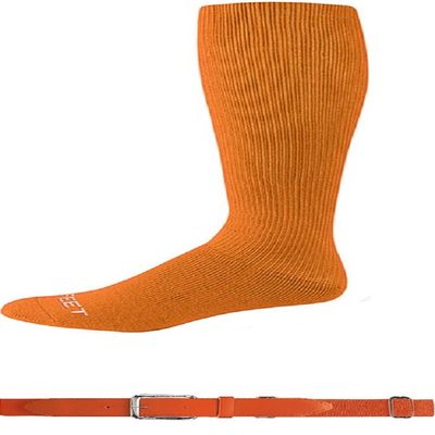 Pro Feet Baseball/Soccer/Softball Socks - 2 Pair Plus Youth BeltLittle Kid's 7-9Orange