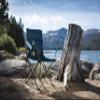 PTZ Camp Chair - Picnic Chair - Beach Chair with Carrying Bag, (Navy Blue) view 2
