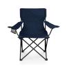 PTZ Camp Chair - Picnic Chair - Beach Chair with Carrying Bag, (Navy Blue) view 3