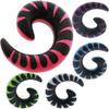 0 gauges 0g spiral ear plugs tunnels flare Claw Taper expander stretcher fit MoDTanOiz 0g 8mm view 1
