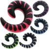 0 gauges 0g spiral ear plugs tunnels flare Claw Taper expander stretcher fit MoDTanOiz 0g 8mm view 2