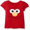 Sesame Street baby girls Short Sleeve Tee Shirt Maternity Blouse, Red Cherry, 2T US view 1