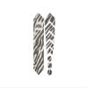 All Mountain Style AMSFG1CLZB Honeycomb High Impact Frame Guard Basic  Protects your bike from scratches and dings, Clear/Zebra, One size view 2