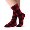 Polar Feet Fleece Socks for Men & Women | Warm, Cozy, Non-Constricting Fit | Soft, Comfortable Winter Socks for Everyday Wear Lumberjack, X-Large (M12-13) view 3