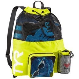 TYR Big Mesh Mummy Backpack III - Fluorescent Yellow