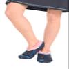Lazy One Fuzzy Feet Slipper Socks for Women, Cute Fleece-Lined House Slippers, Buffalo, Non-Skid (S/M) view 2