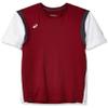 ASICS Men's Enduro Shorts Sleeve Top, Cardinal/White, Small view 1