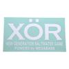 Megabass Sticker XOR White 11.8 inches (30 cm) 00000011008 view 1