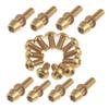 Bicycle Disc Brake M6 X 20m Mtitanium Bolts Upgrade Kit for Hope Shimano Hayes Magura Formula (Gold) view 1