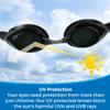 Water Gear Vector Metallic Anti-Fog Swim Goggles - Less Glare & UV Protection Lenses (Smoke) view 3
