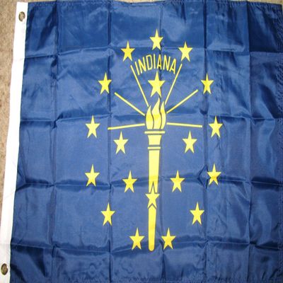 Indiana State Flag 2'x3' USA Polyester Banner