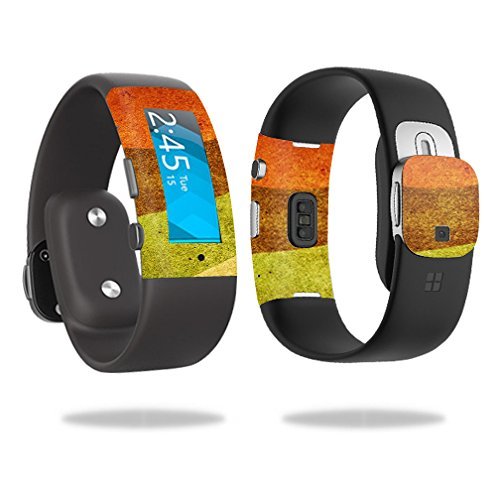 MightySkins Skin Compatible with Microsoft Band 2 Cover wrap Sticker Skins Retro Stripes
