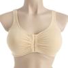 QT Intimates Women's Front Hook Pocket Bra - Front Closure Maternity Lingerie - Nude Beige, 42 view 3