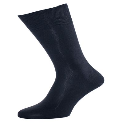 ALBERT KREUZ Mens luxury business socks made of 98% silk navy-blue EU 48-50 / US 13.5-15
