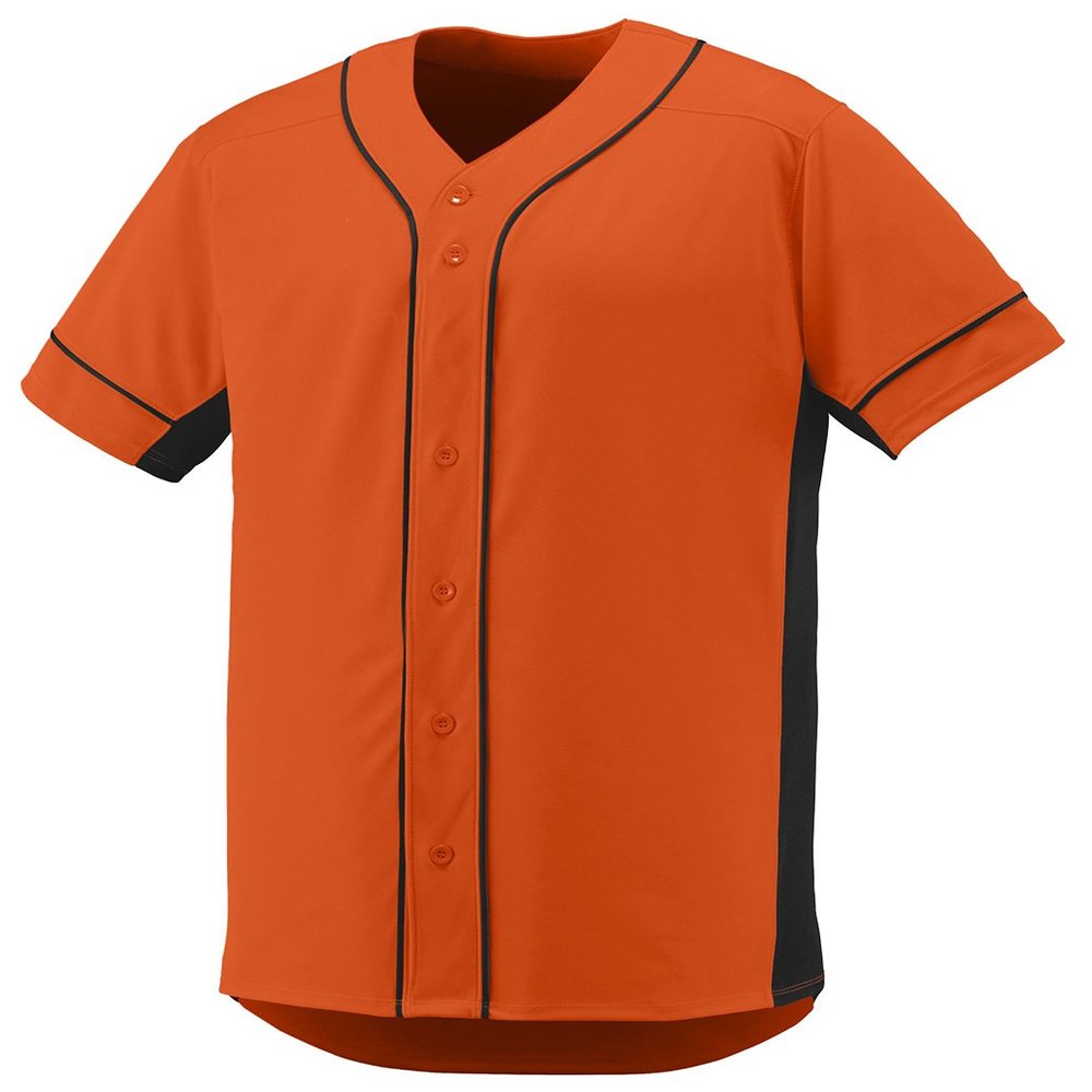 Augusta Sportswear Men's 1661, Orange/Black, Large