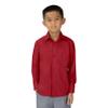 Spring Notion Big Boys' Long Sleeve Dress Shirt 6 Red view 2