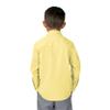 Spring Notion Big Boys' Long Sleeve Dress Shirt 7 Yellow view 3