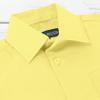 Spring Notion Big Boys' Long Sleeve Dress Shirt 7 Yellow view 4