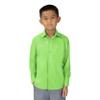 Spring Notion Big Boys' Long Sleeve Dress Shirt 7 Lime Green view 2