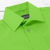 Spring Notion Big Boys' Long Sleeve Dress Shirt 7 Lime Green view 4