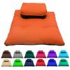 Magshion Meditation Zafu & Zabuton Set, Cushions, Training, Exercise, Yoga Mats- 2 Sizes (Orange, Square 3" x33'x33) view 1