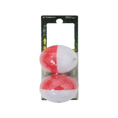 (Kasco) Casco KIRA LINE Golf Balls, 3 Pieces, Set of 2, Red/White