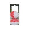 (Kasco) Casco KIRA LINE Golf Balls, 3 Pieces, Set of 2, Red/White view 1
