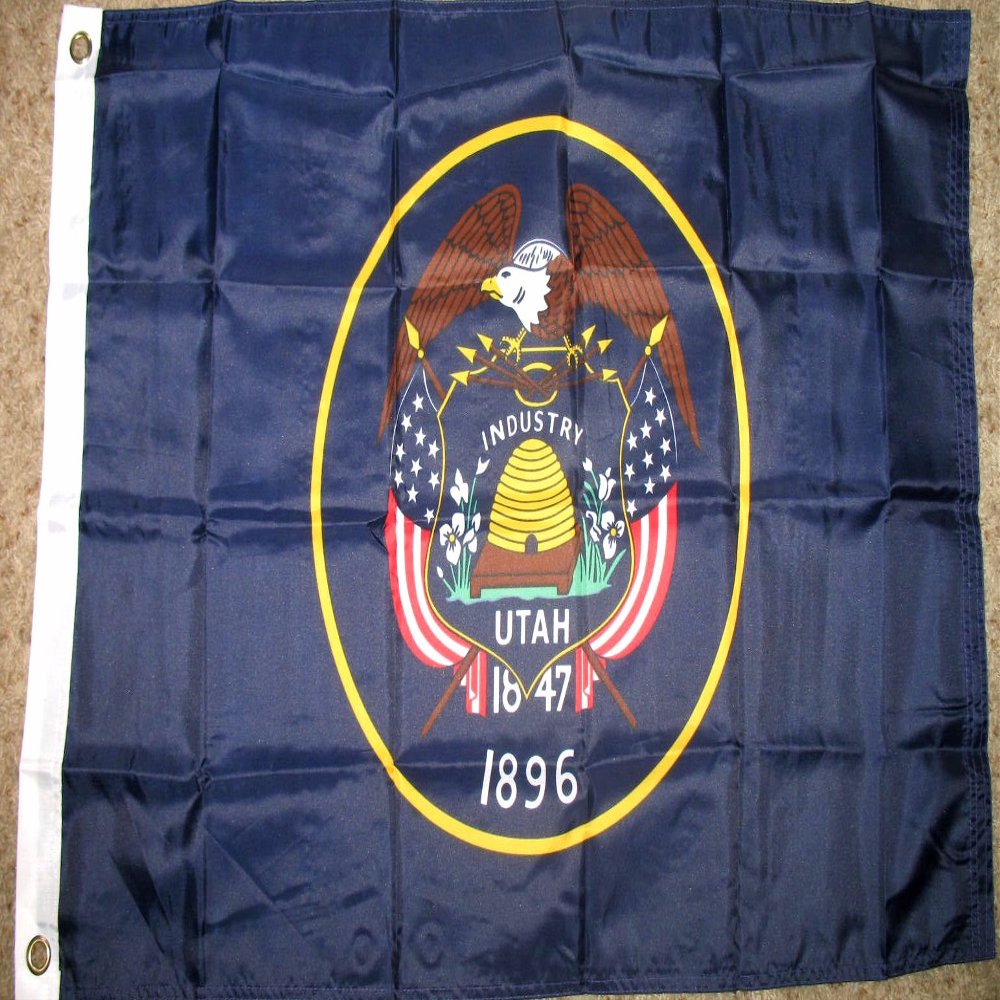 B&Y Utah State Flag 2'x3' USA Polyester Banner