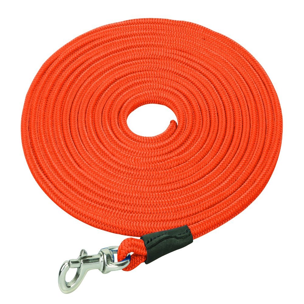 Weaver Leather Terrain D.O.G. Braided Rope Check Cord, Orange, 3/8" x 25'