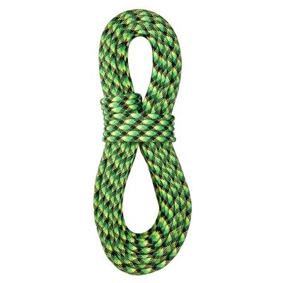 BlueWater Ropes 10.5mm Accelerator Standard Dynamic Single Rope (Neon Green/Black, 60M)