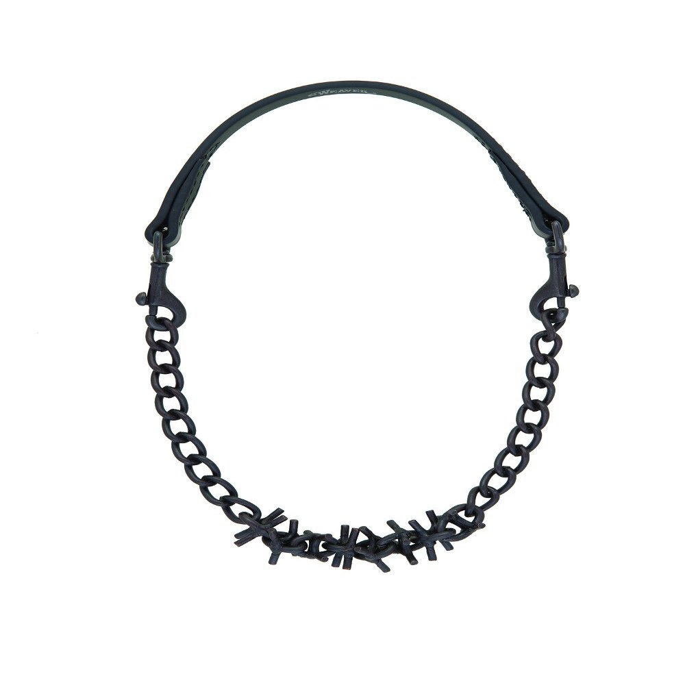 Weaver Leather Livestock Brahma Webb Goat Collar, Black, 24"