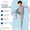 City Threads Kids Thermal Underwear Set Made in USA Sensory Friendly Kids Long Johns, Thermal Set for Boys Base Layer for Ski view 2