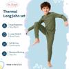 City Threads Kids Thermal Underwear Set Made in USA Sensory Friendly Kids Long Johns, Thermal Set for Boys Base Layer for Ski view 2