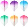 Cosmo Darts Fit Flight Air Clear Gradient Color Shape(3 Pack) (Orange)