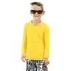 City Threads Boys Rashguard Swim Shirt UPF 50+ Soft Comfortable Durable Sun Protection Made in USA, Yellow, 9-12 Months