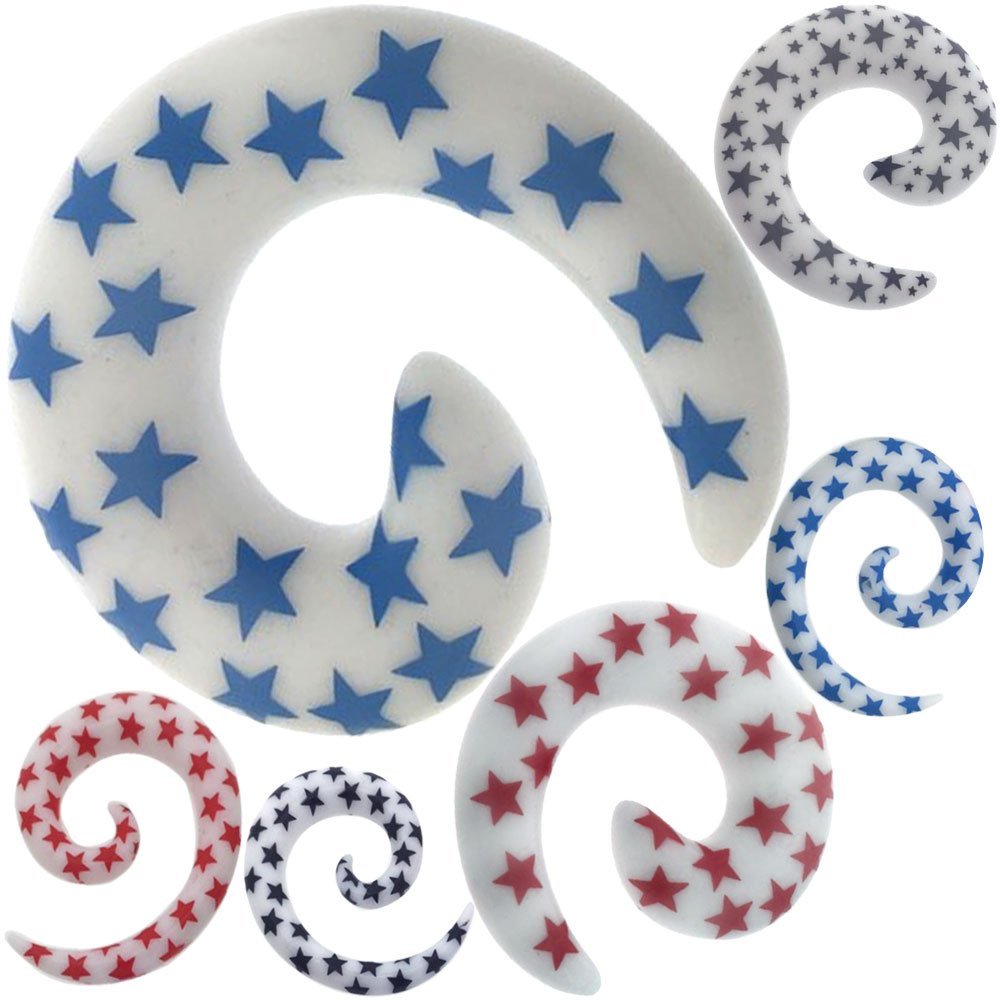 00 gauges 00g spiral ear plugs tunnels plugs silicone tunnels men women double flare single flare 10mm