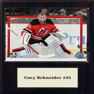 C&I Collectables NHL New Jersey Devils Cory Schneider Player Plaque, 12"x15"
