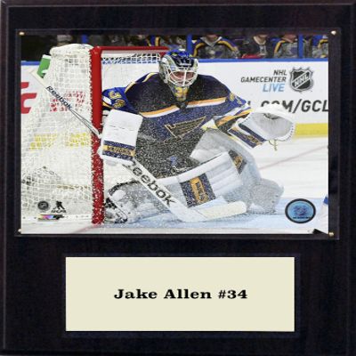 C&I Collectables NHL St. Louis Blues Jake Allen Player Plaque, 12"x15"