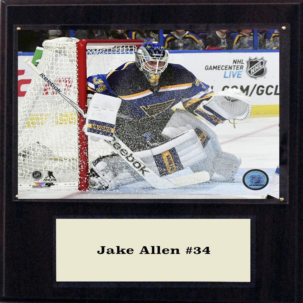 C&I Collectables NHL St. Louis Blues Jake Allen Player Plaque, 12"x15"