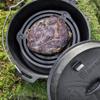 Petromax Cast Iron Stack Grate for Dutch Ovens, Prevent Bottom Burning and Evenly Distribute Heat, Can Also Place Directly in The Campfire or on The Table as a Trivet, 9" view 4