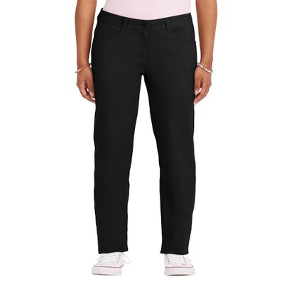 IZOD Junior's Uniform Stretch Twill Skinny Pant, Black, 11