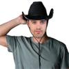 blinkee LED Flashing Cowboy Hat with Black Sequins view 2