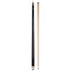 ASKA L2 2-Piece Pool Cue Stick, 58-inches Hard Rock Canadian Maple, 13mm Hard Tip (21-Ounce, Black) view 2