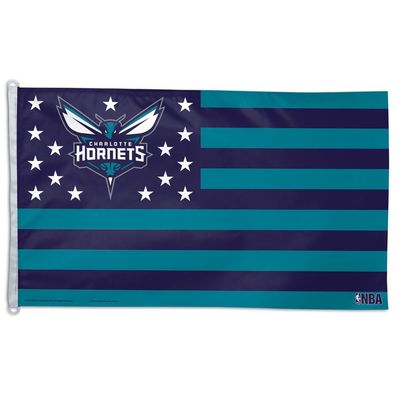 NBA Charlotte Hornets Stars & Stripes Flag Deluxe, 3 x 5-Foot